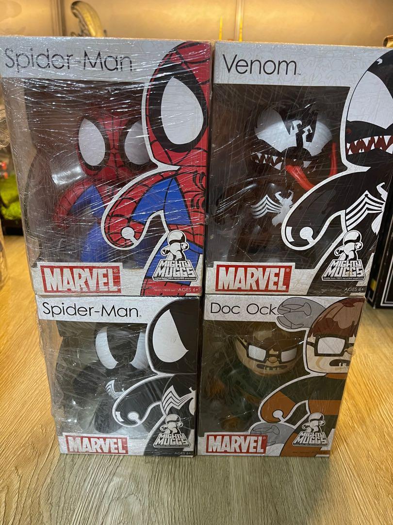 Figurine Marvel Hasbro Mighty Muggs - Spider-Man (costume Noir) - Neuve Sous Blister