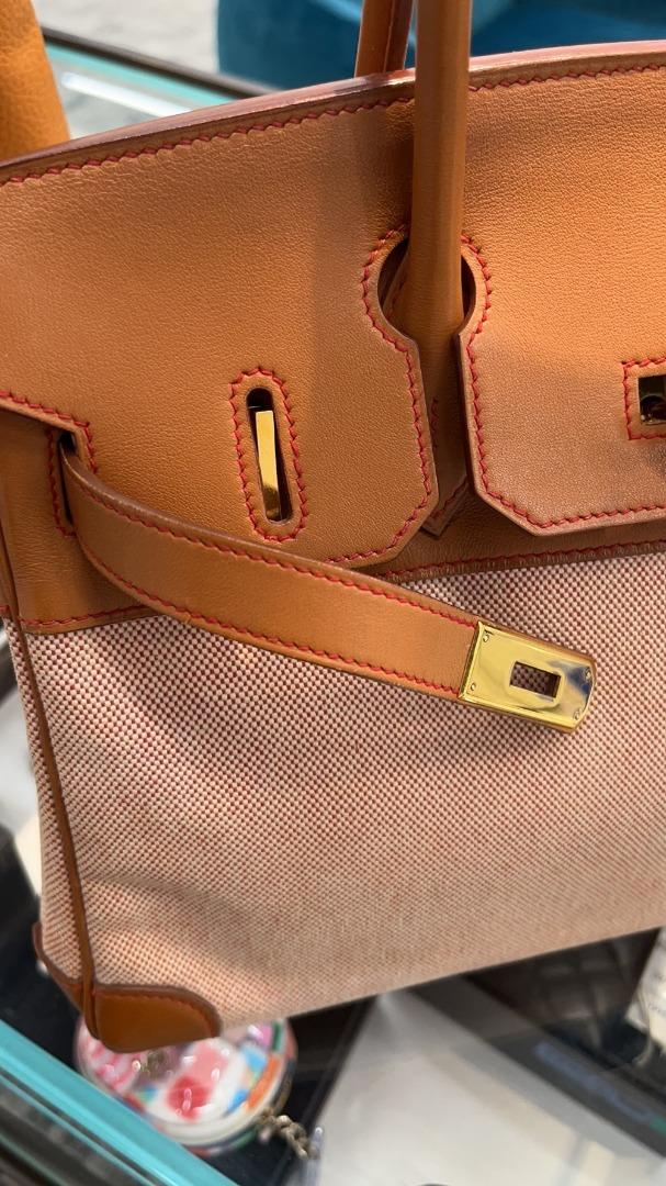 Hermes 30cm Gold Swift Leather Birkin Bag with Gold Hardware. , Lot  #56077