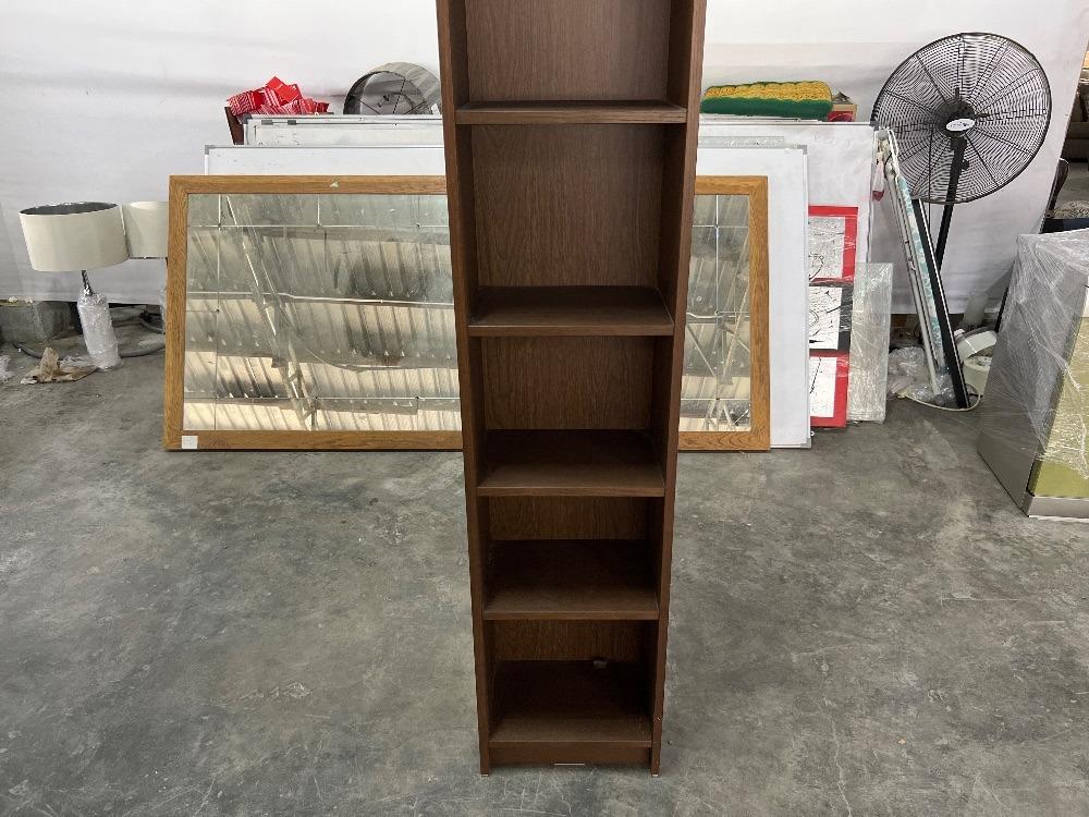 IKEA BILLY Wooden Thin 6Tier Bookshelf Brown Colour / IKEA BILLY Kayu