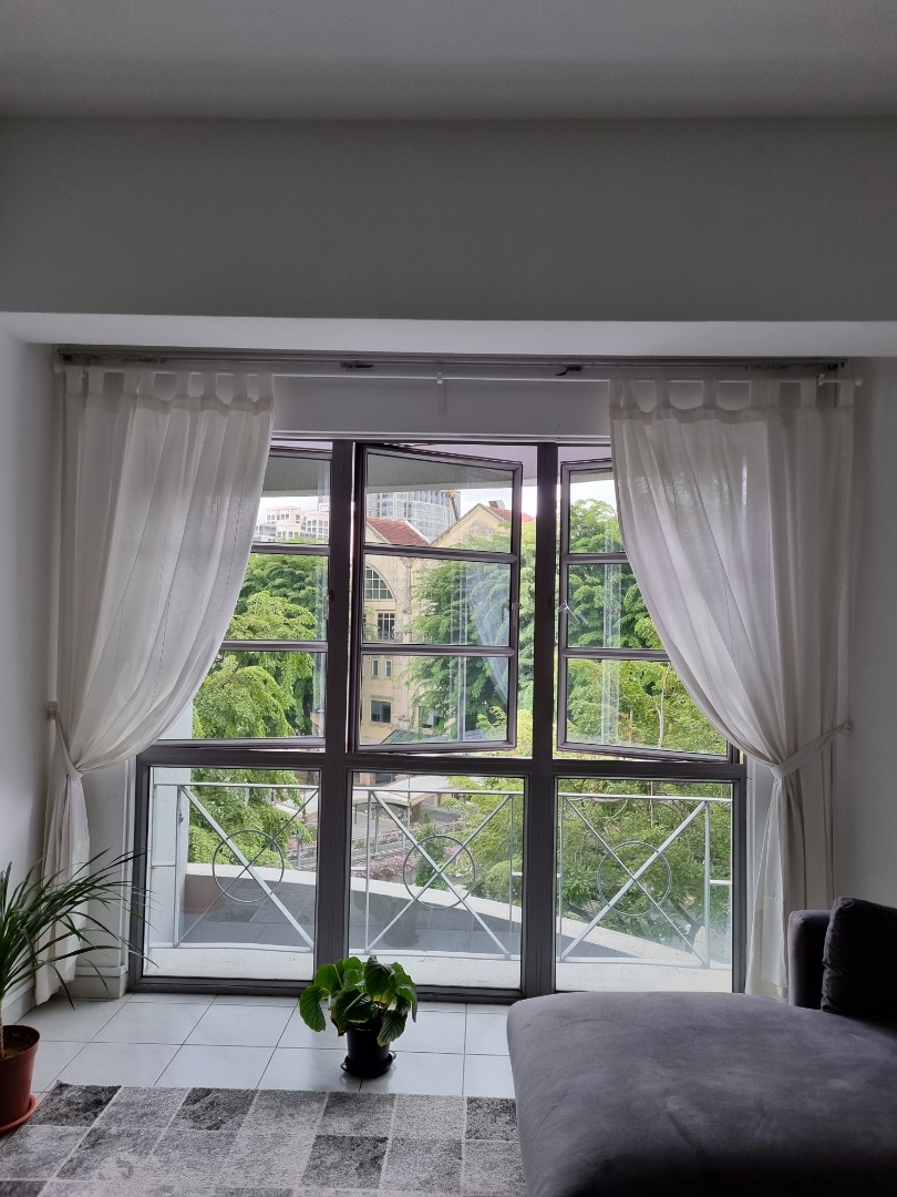 Ikea Curtain Set, Furniture & Home Living, Home Decor, Curtains