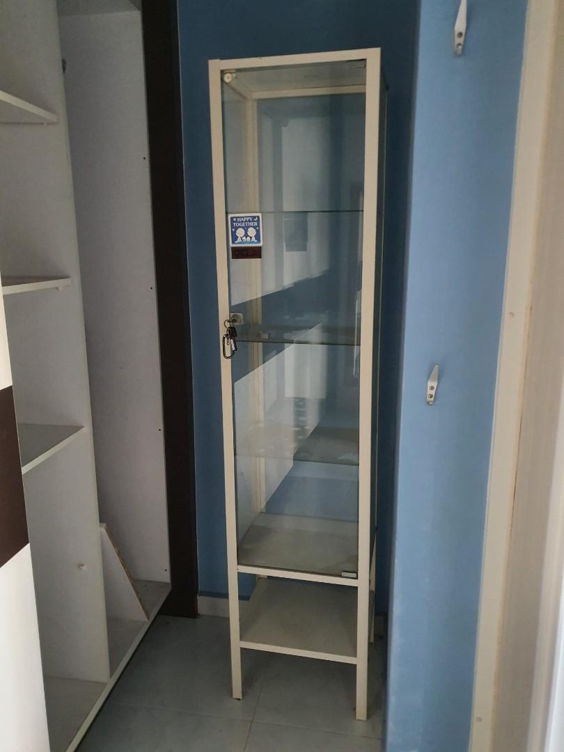 IKEA Glass display shelf, Furniture & Home Living, Furniture, Shelves