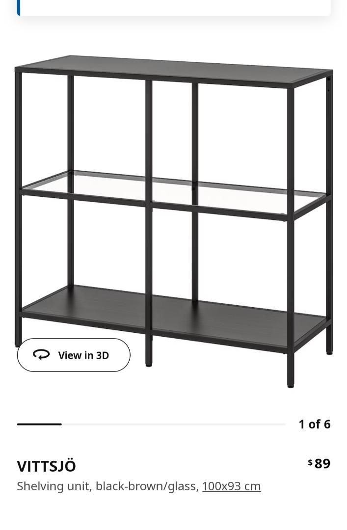 Ikea shelving rack, Furniture & Home Living, Furniture, Shelves