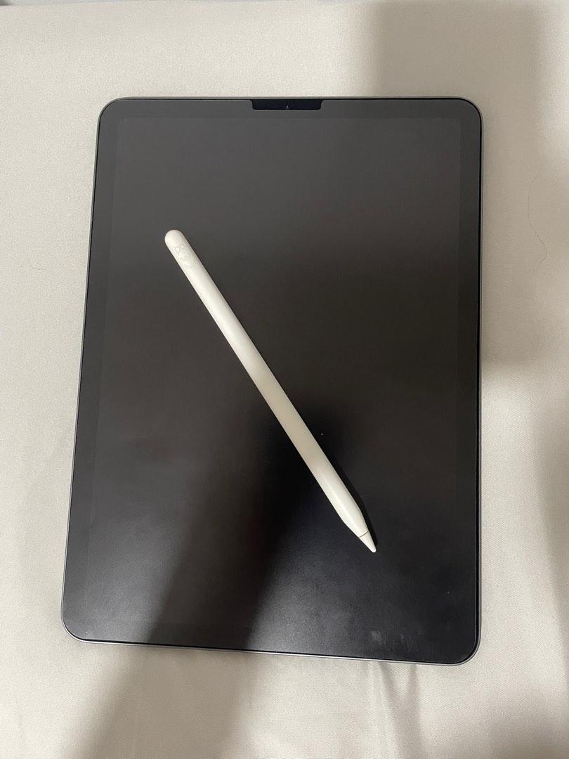 SET: iPad Air 4 with Apple Pencil (Category: iPad) located in Mandaluyong City. Submitted by mainesells_ (Listing ID 1182466534, Image 1). Description: iPad Air (4th Generation) - Space Gray - 256 GB; WiFi - With box, gray ESR case, and paperlike screen protector - No dents/flaws Apple Pencil (2nd Generation) - With box and silicone covers - Clean NOTE - Bought last 2021 from iStudio; lady-owned - Seldom used since I mostly use my laptop - Can se