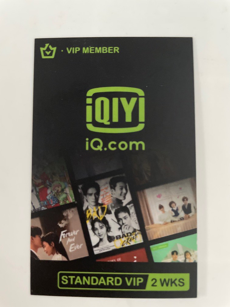IQIYI standard VIP, Tickets & Vouchers, Vouchers on Carousell