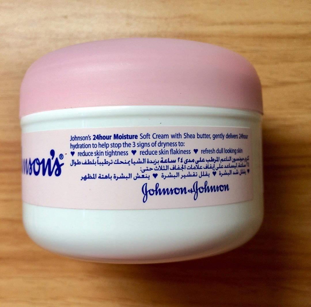 Johnson 24H Moisture Soft Cream 200ml, Beauty & Personal Care, Bath