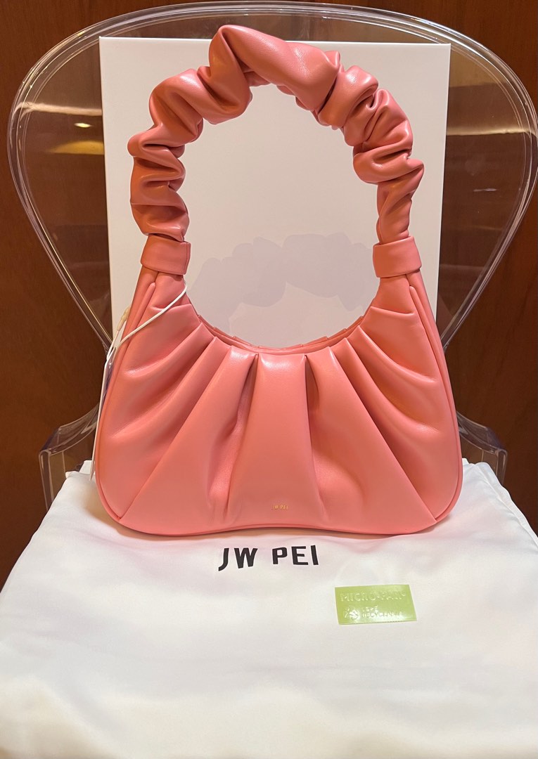JW PEI, Bags, Jw Pei Womens Gabbi Hot Pink Ruched Hobo Handbag