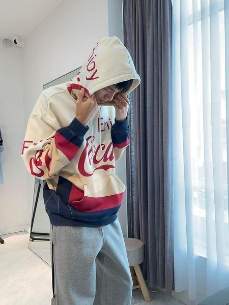 KITH COCA COLA HOODIE Men s Fashion Tops Sets Tshirts Polo