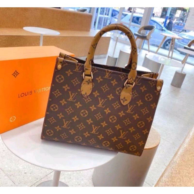 LV otg two-tone medium size, Luxury, Bags & Wallets on Carousell