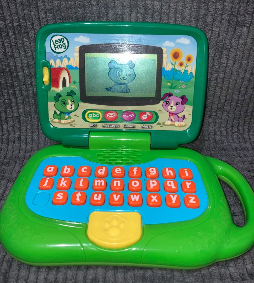 Leapfrog my own leaptop green hobbies toys toys games on carousell