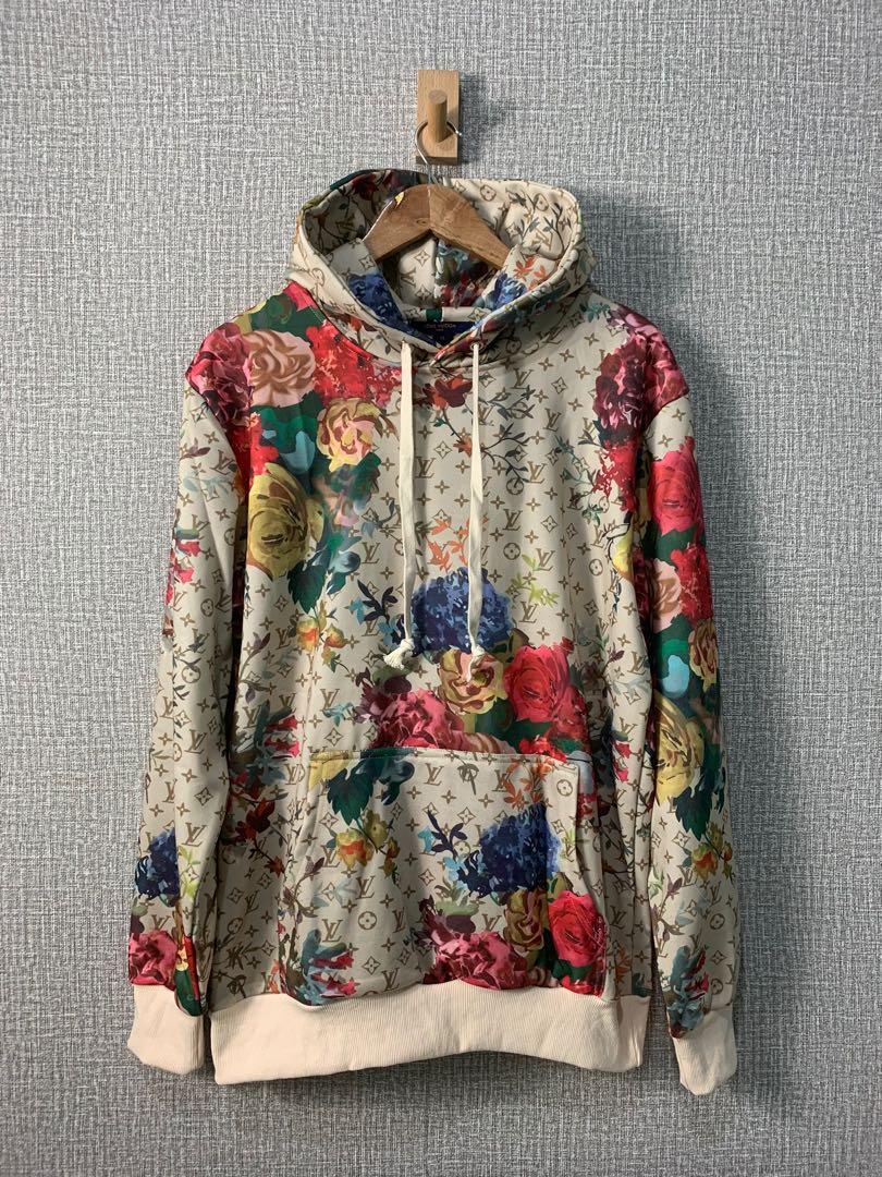 Louis Vuitton Floral Hoodie, Women's Fashion, Coats, Jackets and