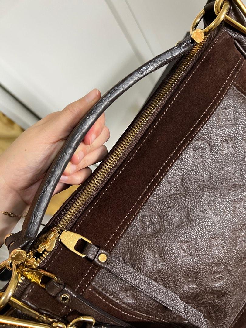 Louis Vuitton Monogram Empreinte PM Audacieuse Shoulder Bag Brown