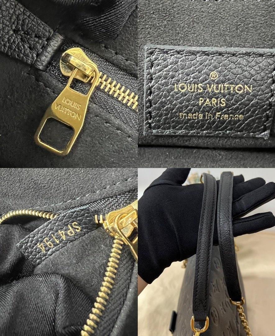 Louis Vuitton - Saint-Germain MM Empreinte Leather Noir