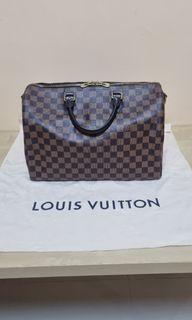 LVui Speedy Damier Noir Sequin, Luxury, Bags & Wallets on Carousell
