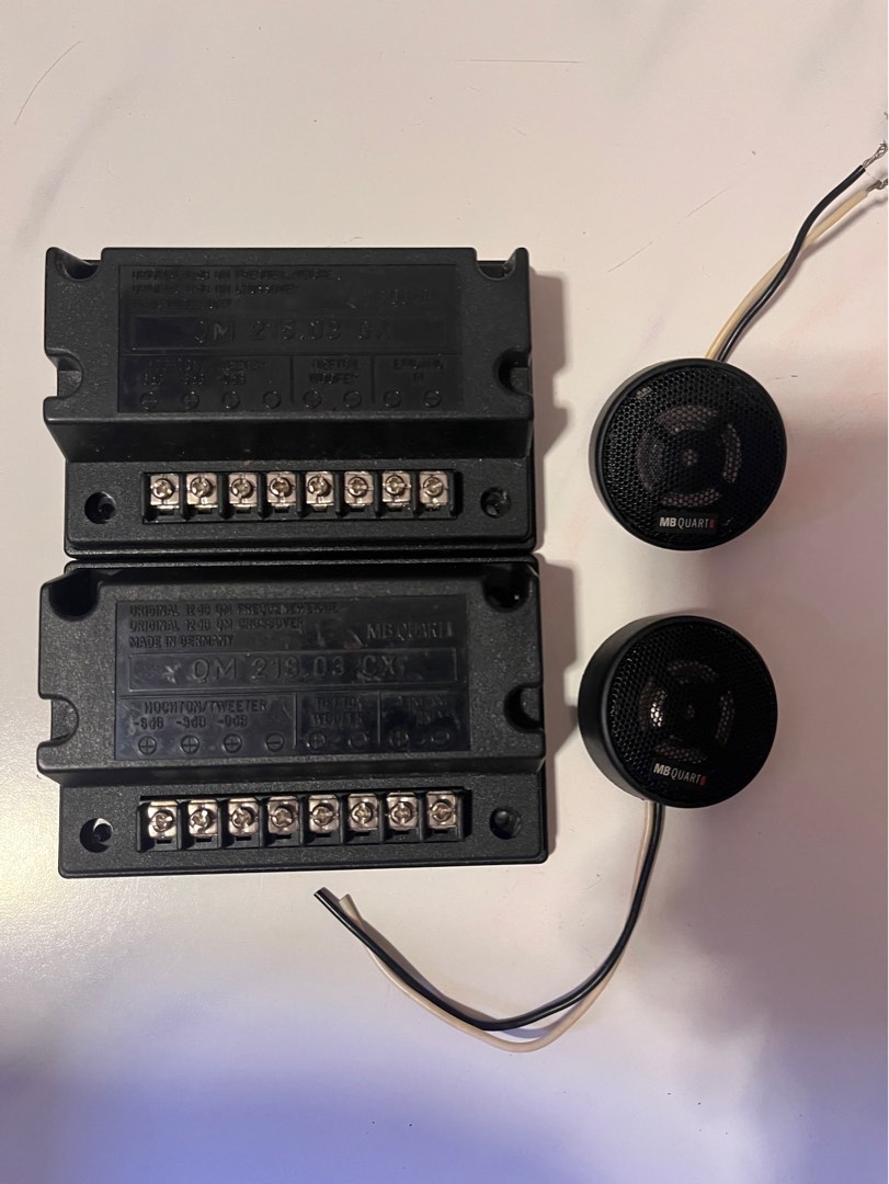 MB QUART Tweeter + 2 way crossover, Car Accessories, Accessories on