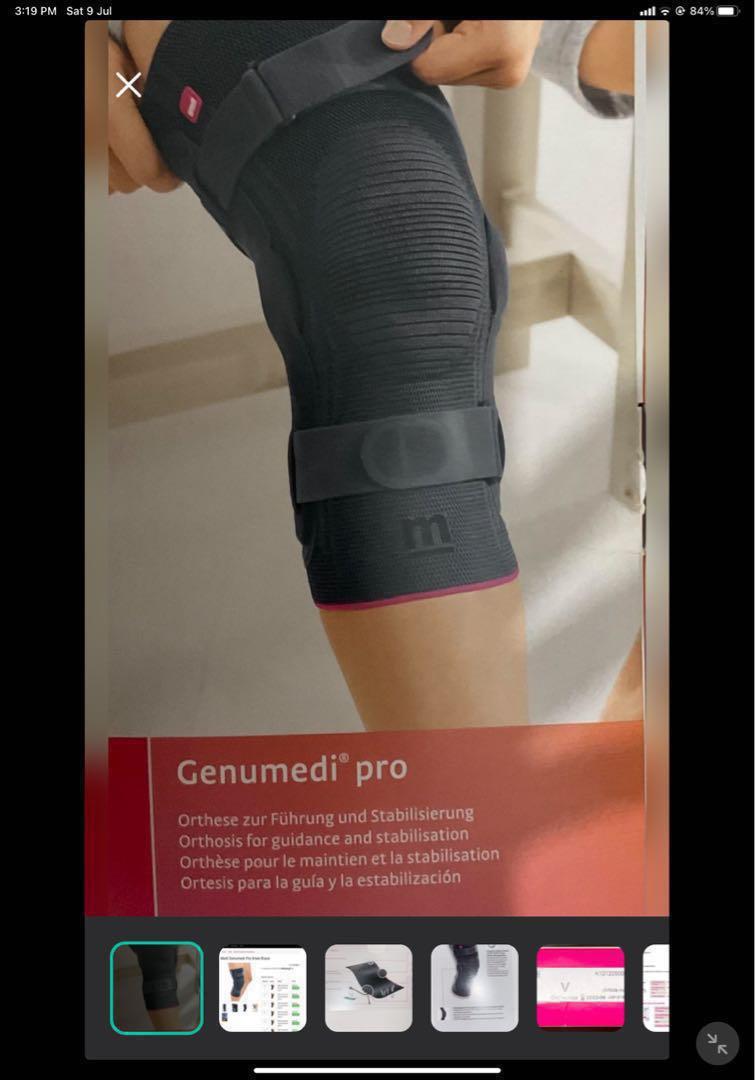 ❤️ Modetro Sports Charcoal Compression Pair Of Knee Sleeves