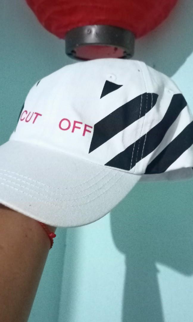 Men s Off White Hat Cut Off