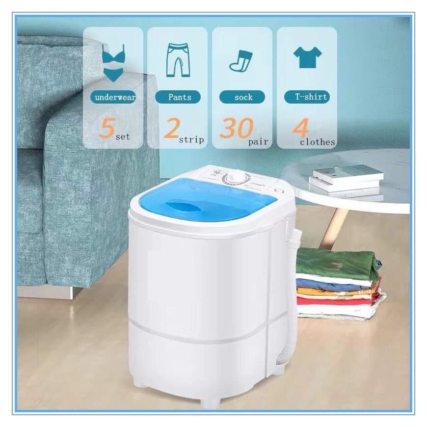Mini Washing Machine w/ Dryer, Furniture & Home Living, Cleaning