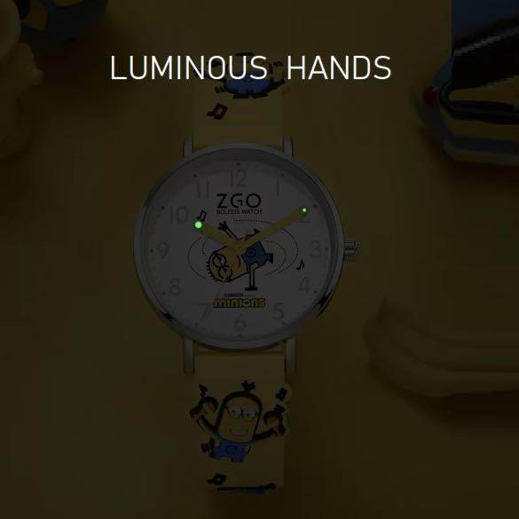 Minions Watch Despicable Me Watch 3D Graffiti Silicone Band Strap Unisex Kids Watch Children