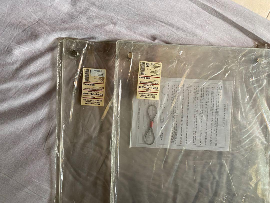 MUJI Acrylic Picture Frame / Artwork Frames, Furniture & Home Living