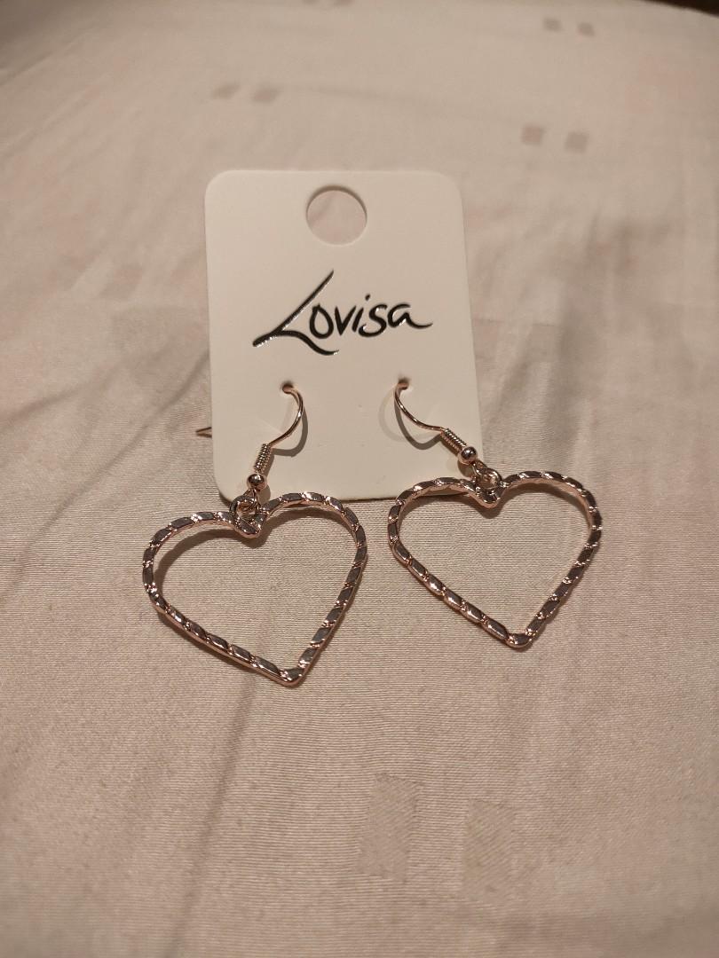 Lovisa heart earrings outlet