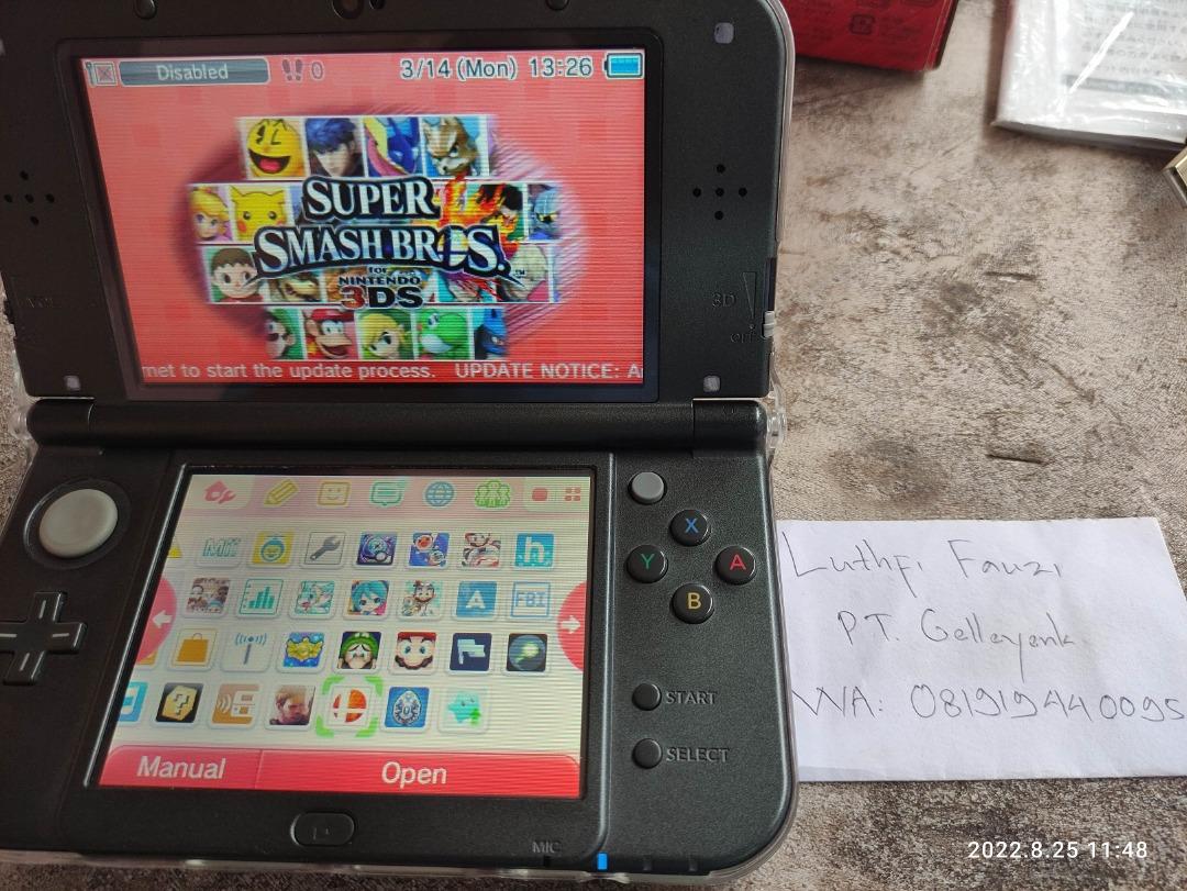 New Nintendo 3DS LL XL Super Smash Bros Limited Edition Fullset 02, Video  Game, Konsol di Carousell