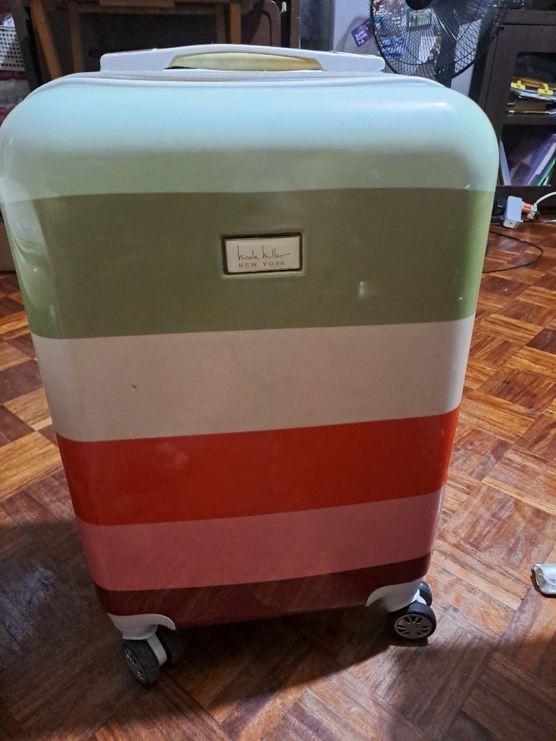 Nicole miller 2025 rainbow luggage