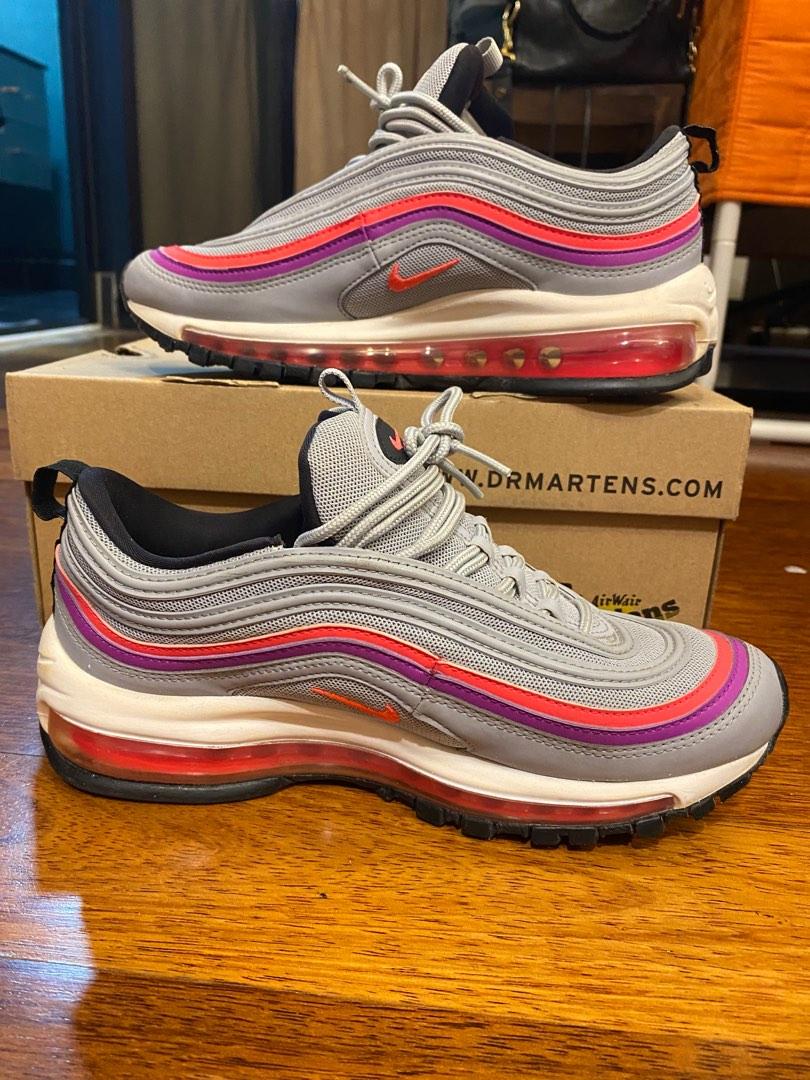 Nike air max top 97 wolf grey pink