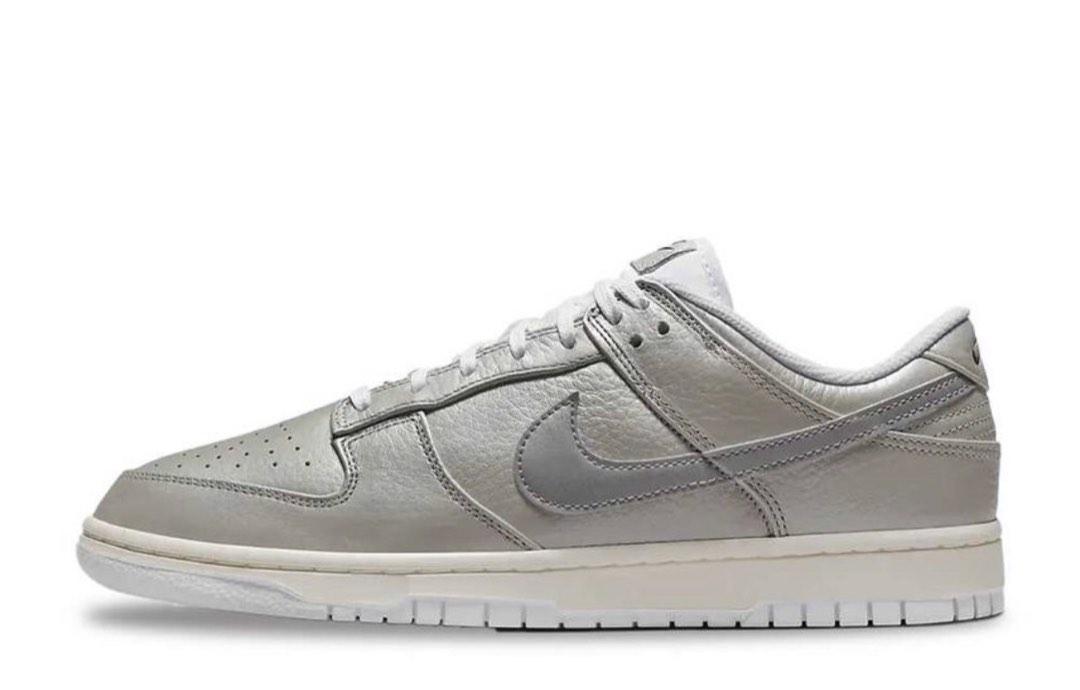 Nike Dunk Low 'Metallic Silver', Men's Fashion, Footwear, Sneakers on  Carousell