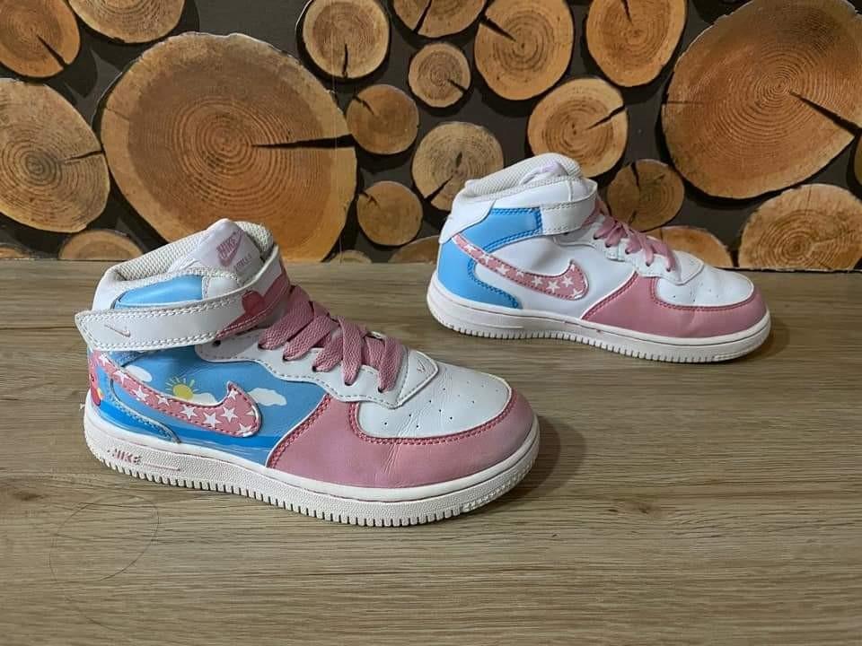 Nike original air force 1 AF1 mid high peppa pig