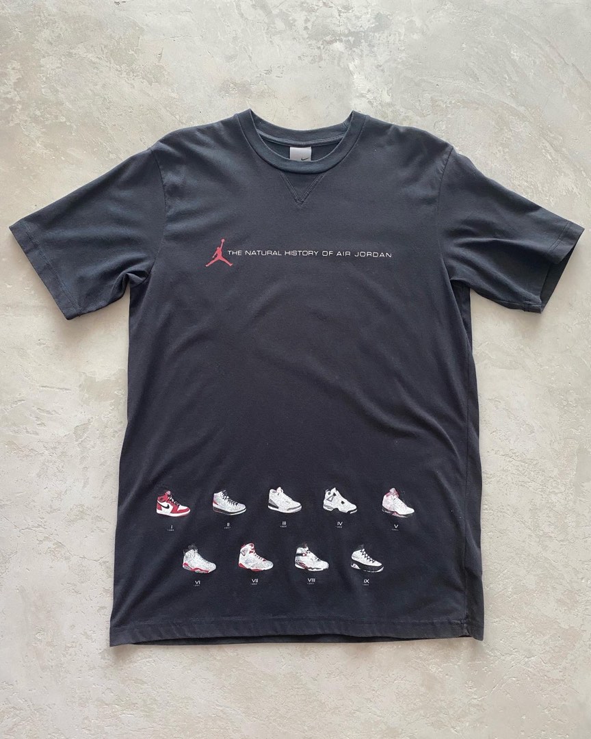 Nike Vintage Air Jordan 18 Years Of History Tee Men s Fashion Tops Sets Tshirts Polo Shirts on Carousell