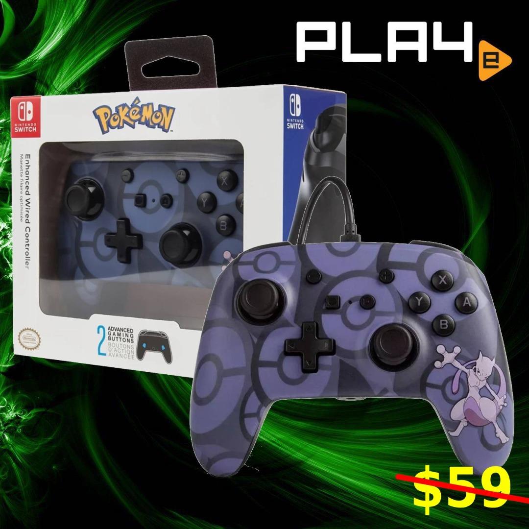 Nintendo Switch Powera Wired Controller - Mewtwo (1461892) Brand New ...