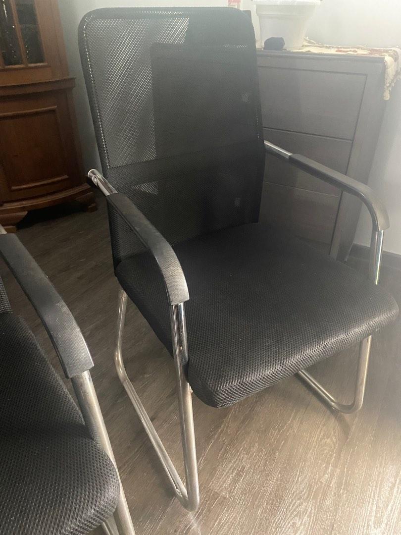 Office Chairs WITHOUT wheels, Furniture & Home Living, Furniture