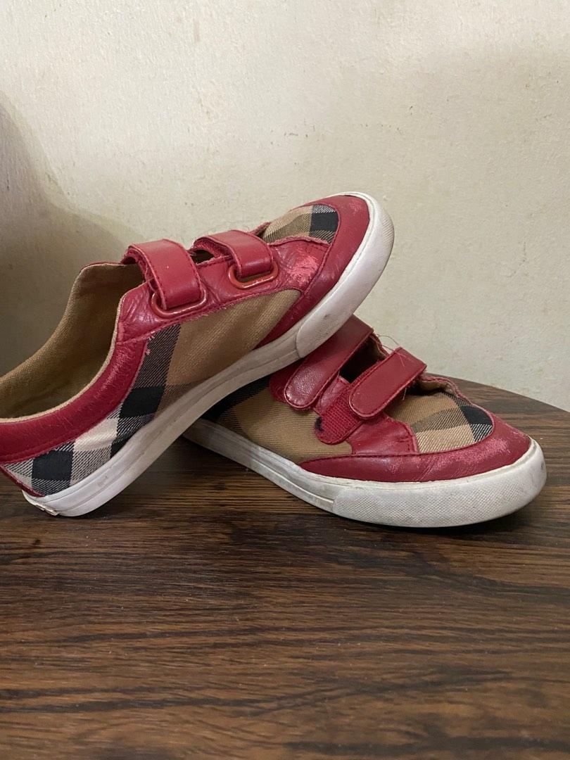 Burberry sneakers kids red outlet