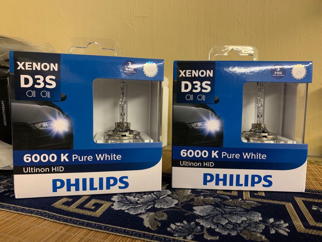 Xenon D3S 6000k Philips Ultinon HID Bulbs