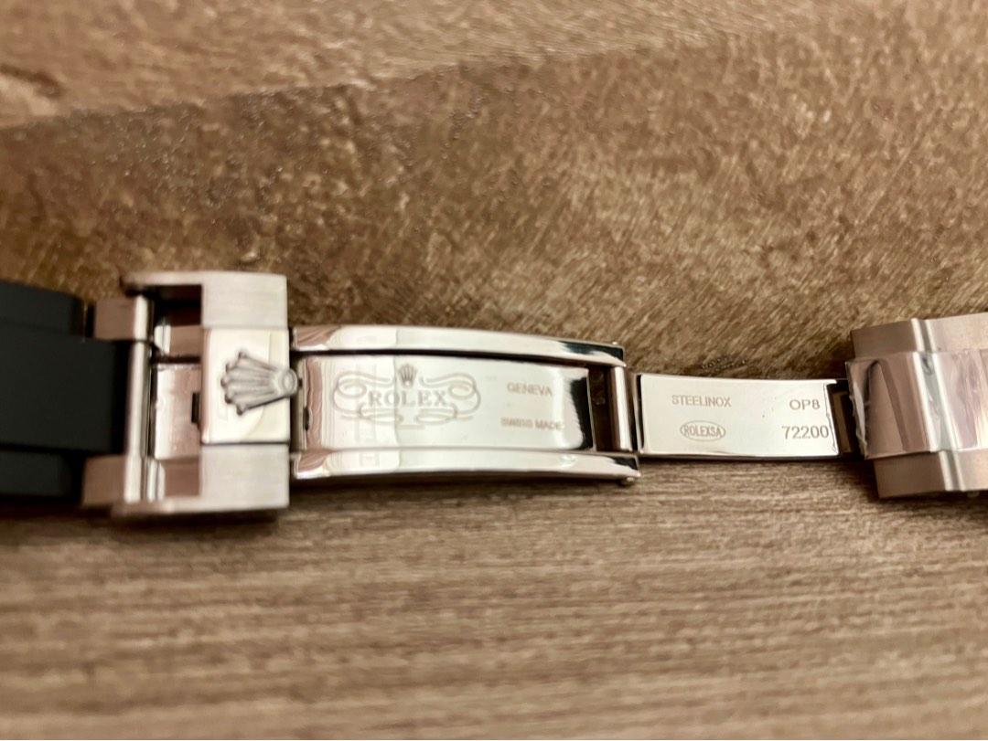 Oysterflex Strap for Apple Watch, Luxury, Watches on Carousell