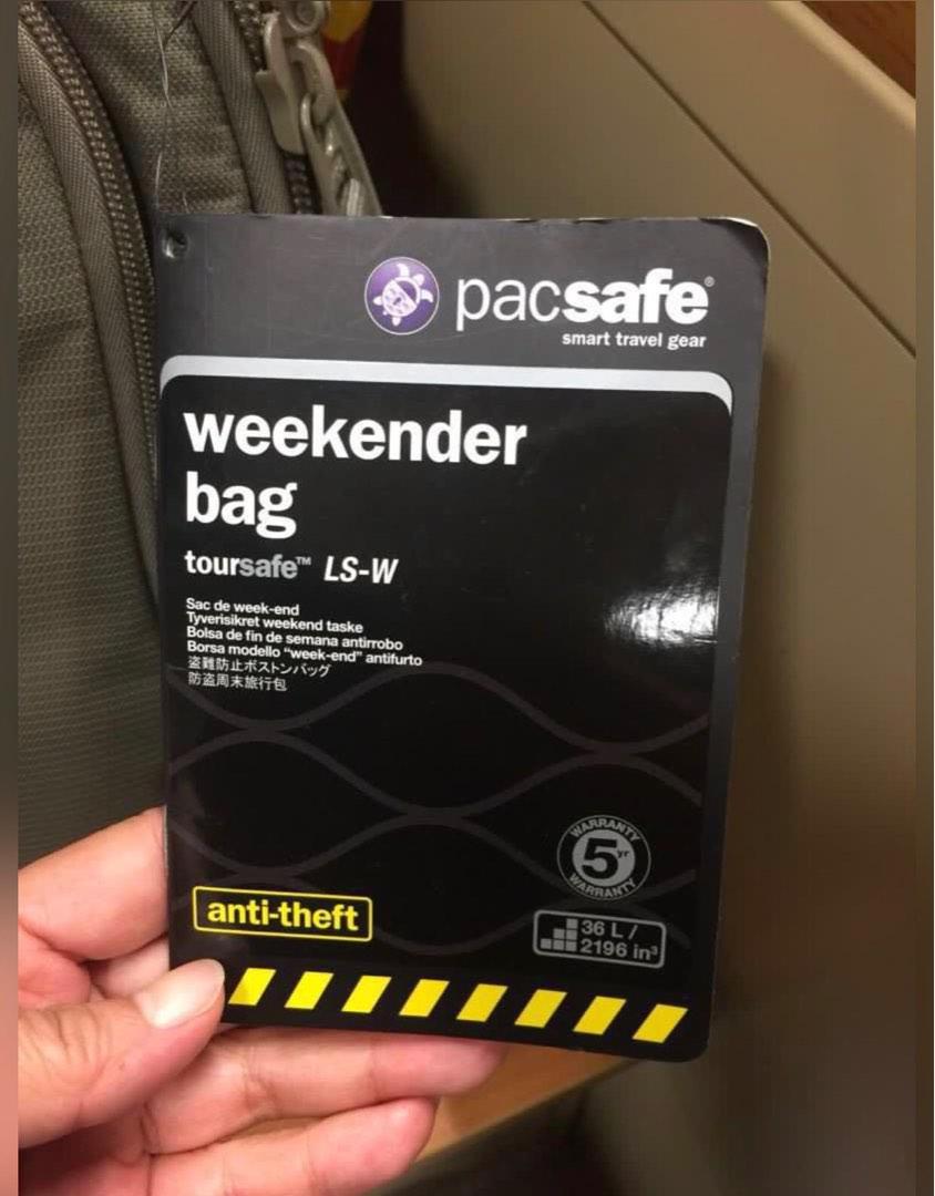 Pacsafe weekender outlet