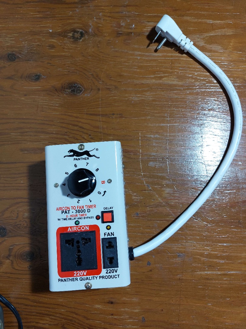 Panther Aircon to Fan Timer, Furniture & Home Living, Home Improvement