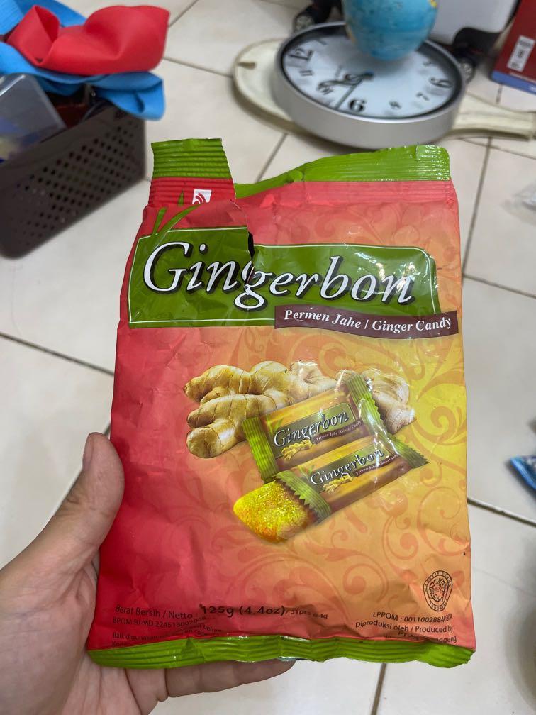 Permen Gingerbon 125 g, Makanan & Minuman, Makanan Instan di Carousell