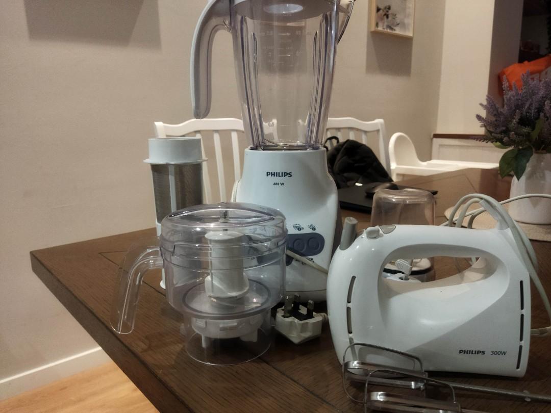 Phillips Blender set and hand mixer combo, TV & Home Appliances