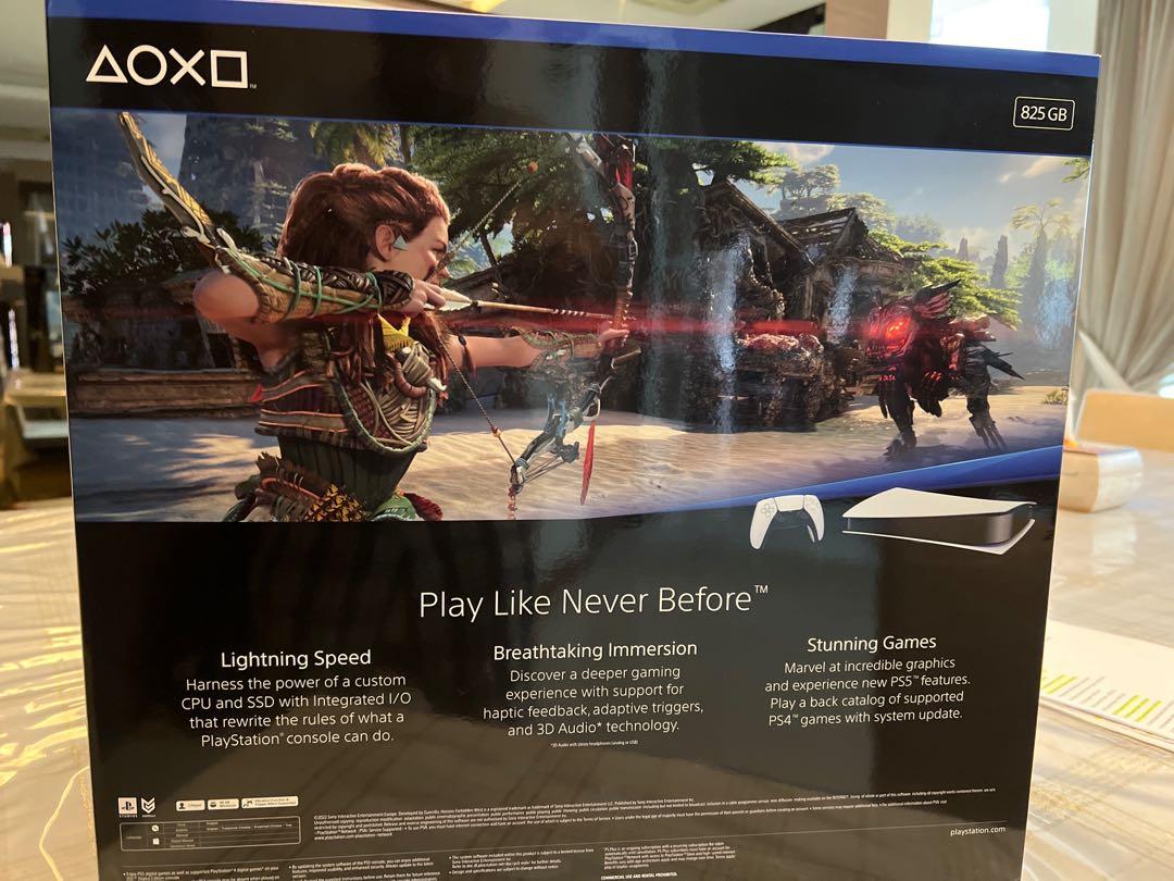 PS5 Digital edition Horizon bundle. Local set with 15 months warranty