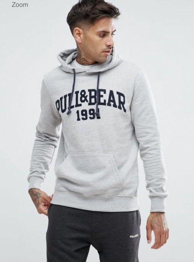 Pull and new arrivals bear hoodie grey