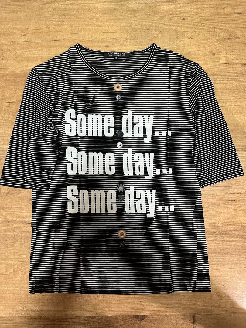 Raf simons SS02 someday T-shirt, 男裝, 上身及套裝, T-shirt、恤衫 ...