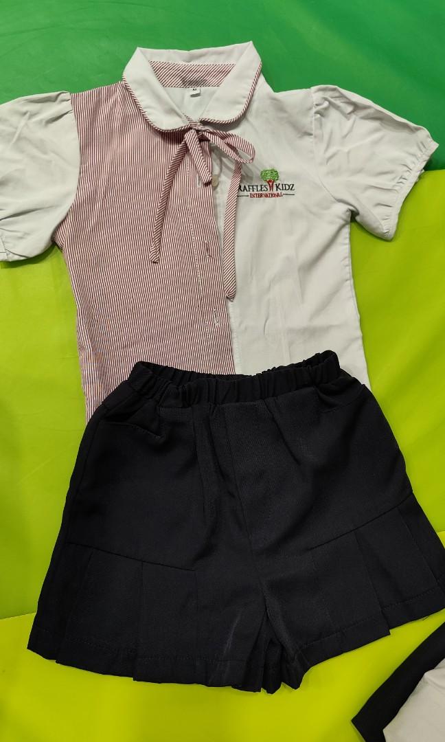 Raffles kidz school uniform set, Babies & Kids, Babies & Kids Fashion ...