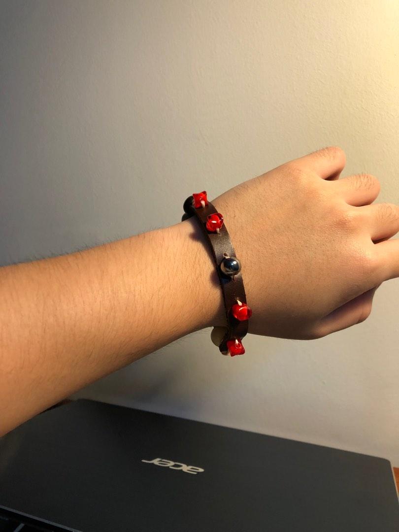 Red Indian Style bracelet made by me