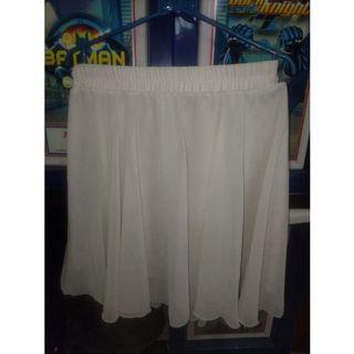 Rok skirt tutu putih mini