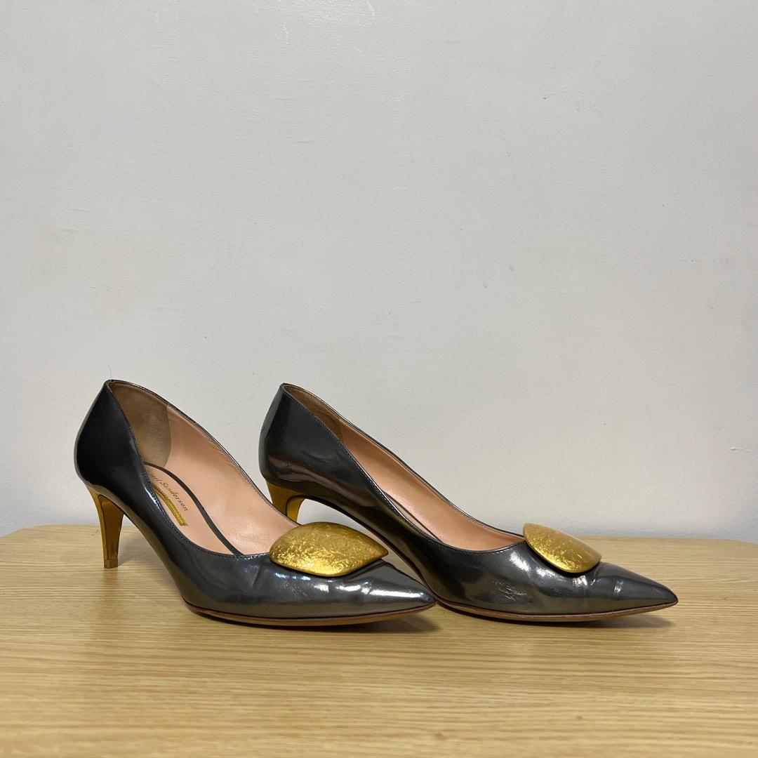 Rupert sanderson gold shoes cheap