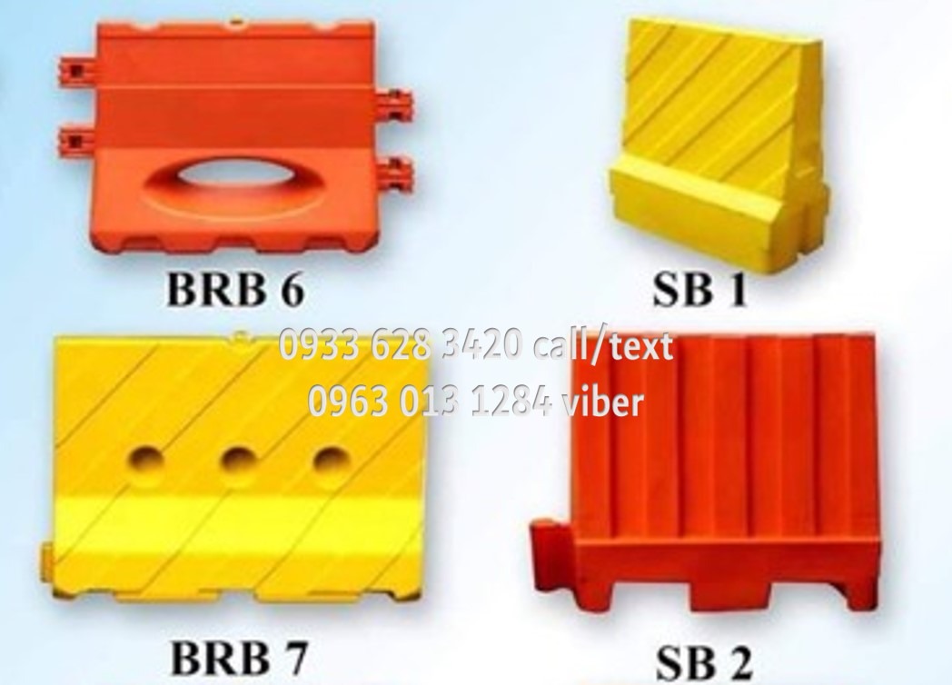 SAFETY ROAD BARRIER - SB1 / SB2 UV stabilized POLYETHYLENE, Commercial ...