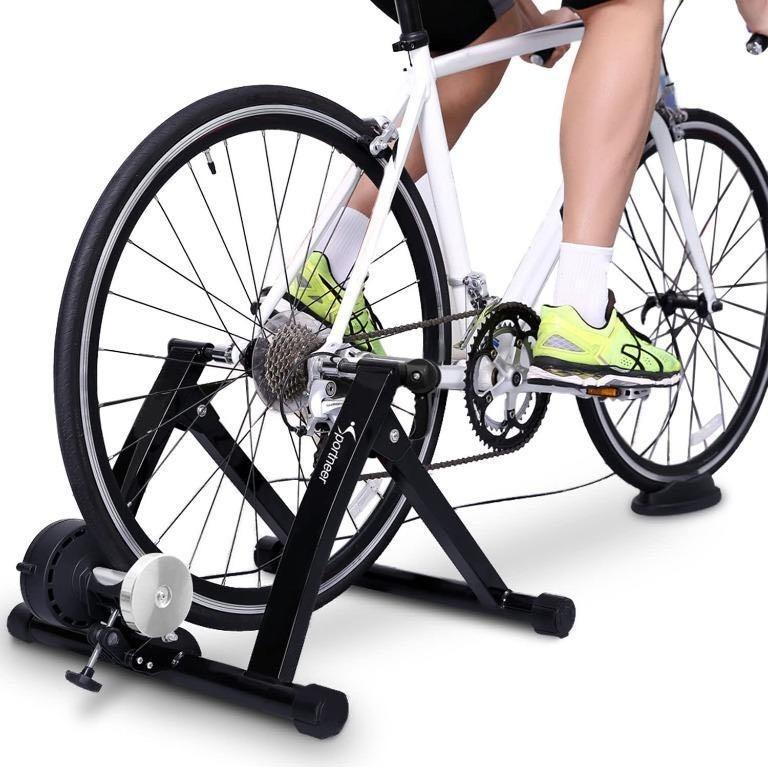 Stationary bike stand shop for sale