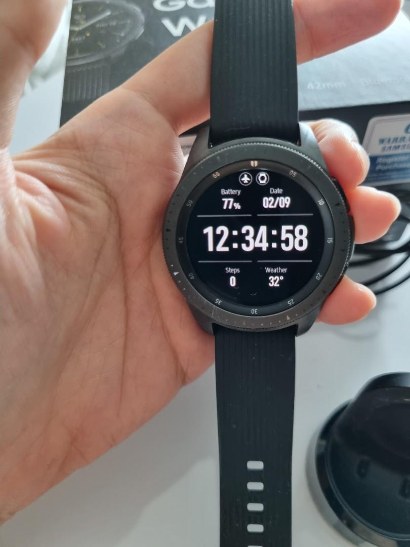 Samsung galaxy watch hot sale 42mm midnight black