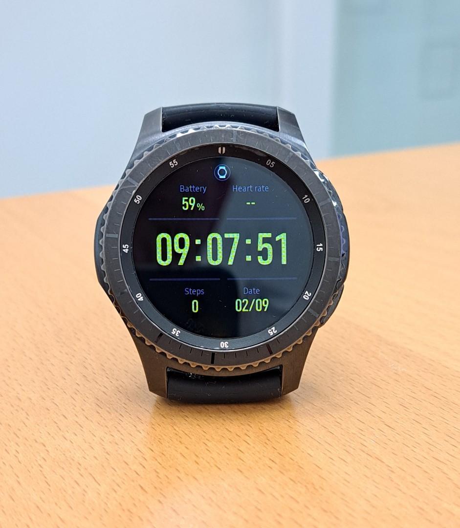Samsung gear s3 stereo frontier heart rate